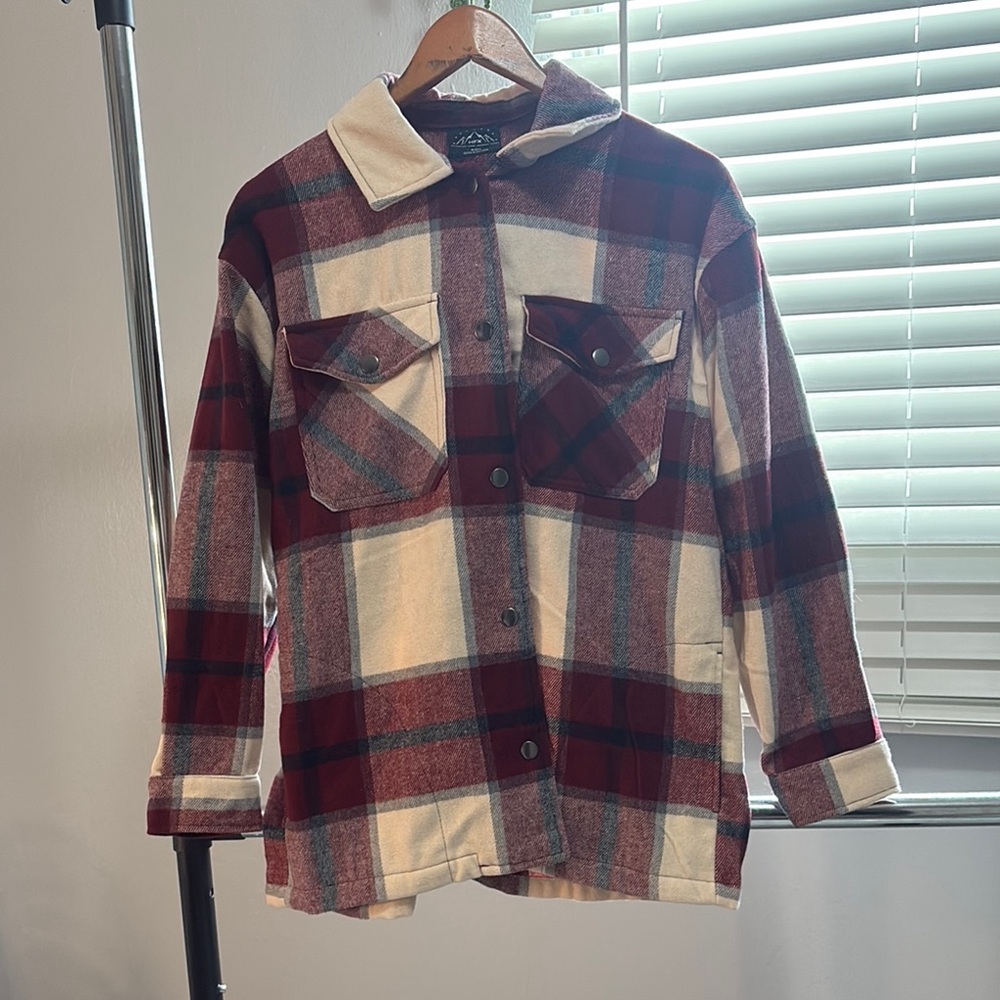 Jacket- Red and Cream